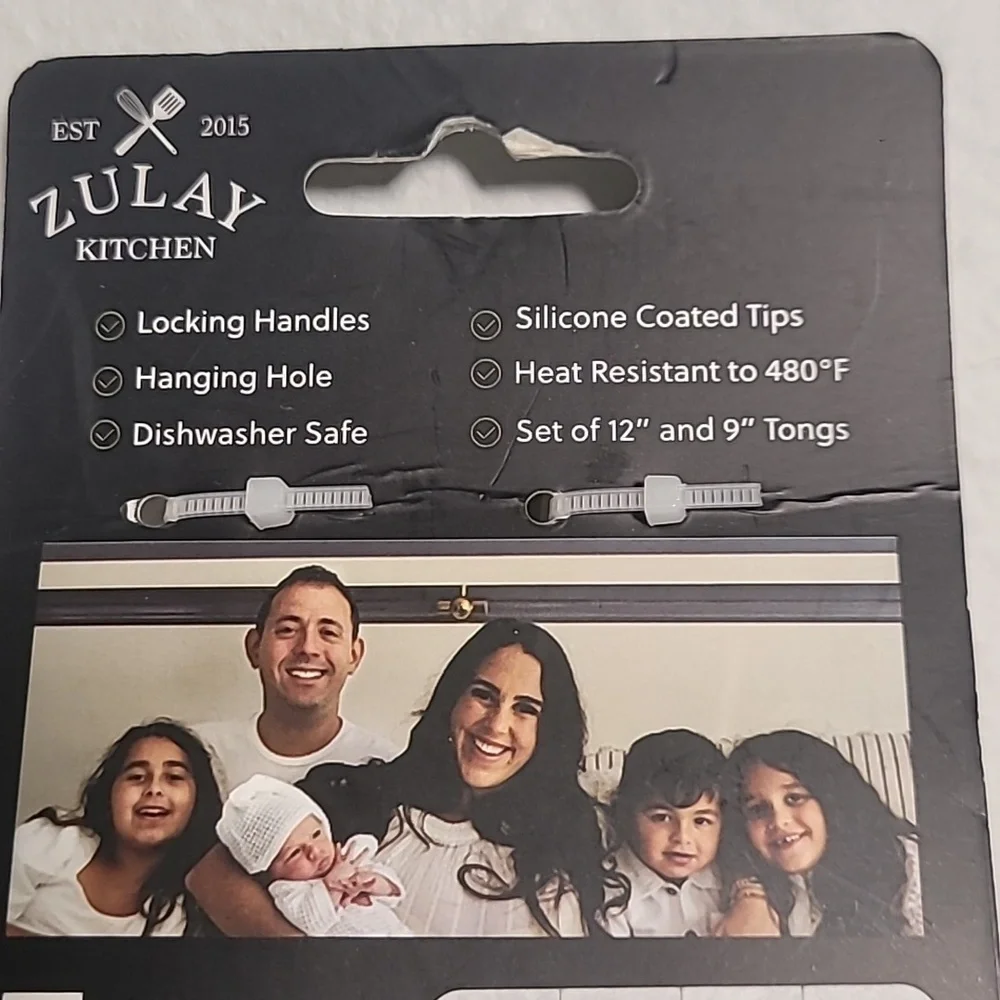 ZULAY KITCHEN Tongs Set
